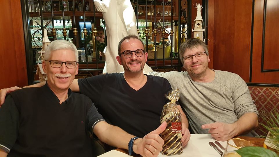 v.l. Peter Gerkens, Ulrich Schäfer und Rüdiger Schneiker